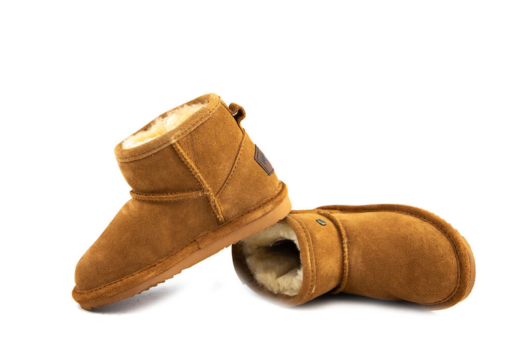 Warmbat Warmbat Wallaby Kids Cognac Suede