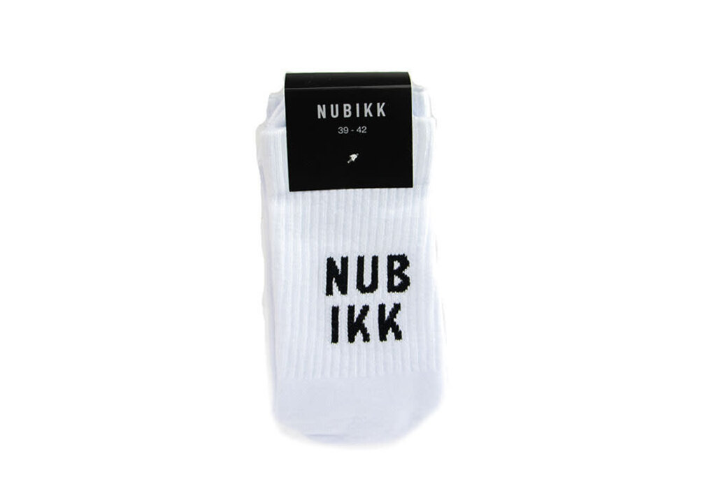 Nubikk Nubikk Nova Socks (M) White Cotton