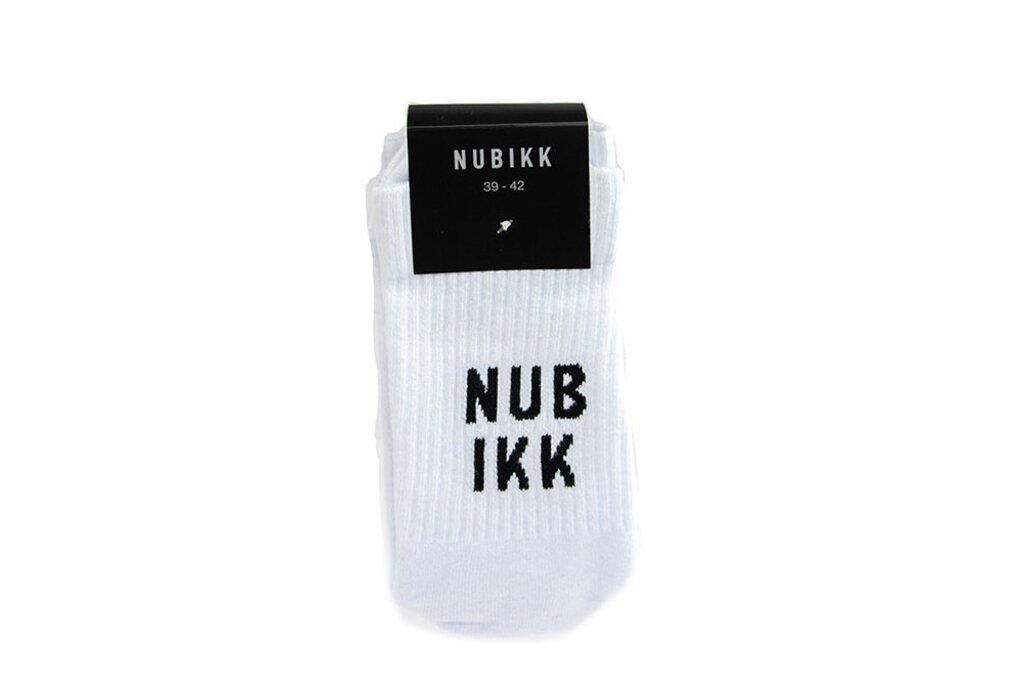 Nubikk Nubikk Nova Socks (L) White Cotton