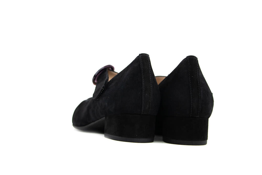 Hassia Hassia Bandschoen Schwarz Suede Cordoba