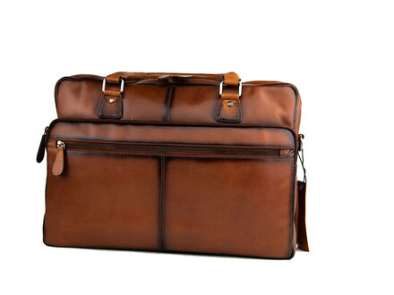 Berkelmans Berkelmans Aktetas Cognac Calf Berkelmans Berkelmans Aktetas Cognac Calf