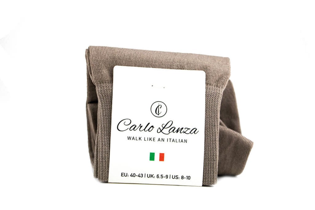 Carlo Lanza Carlo Lanza Sok Taupe Cotton