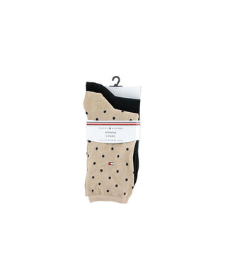 Tommy Hilfiger Tommy Hilfiger Sock Dot Beige Combo