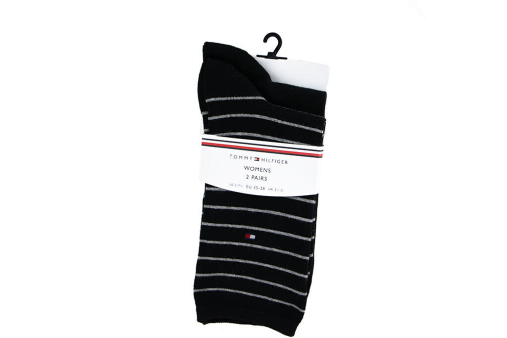 Tommy Hilfiger Tommy Hilfiger Woman Sock Smaal Stripe Black