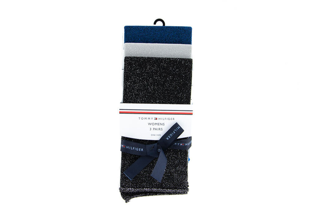 Tommy Hilfiger Tommy Hilfiger Woman Sock Glitter Gifting Black Combo