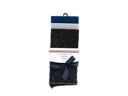 Tommy Hilfiger Tommy Hilfiger Woman Sock Glitter Gifting Black Combo