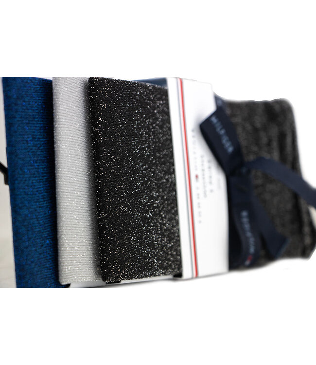 Tommy Hilfiger Woman Sock Glitter Gifting Black Combo