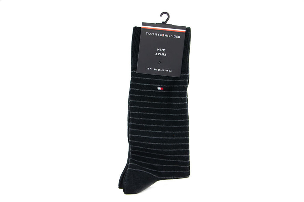 Tommy Hilfiger Tommy Hilfiger Men Small Stripe Sock Black