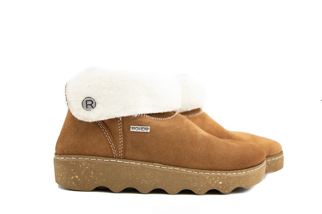 Rohde Rohde Hoge Pantoffel Cuoio Velour
