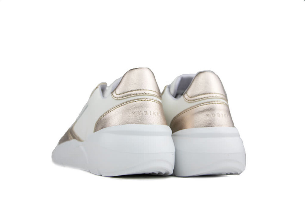 Nubikk Nubikk Roque Road Wave White Leather Gold