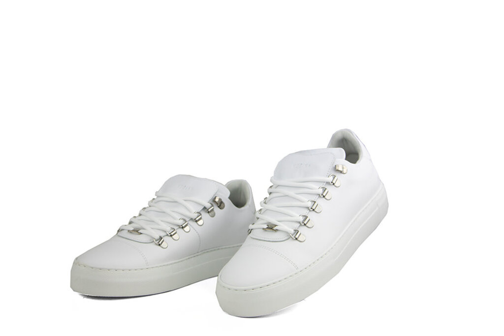 Nubikk Nubikk Jagger Classic White Leather Silver