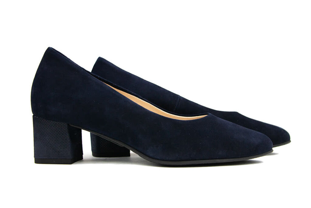 Hassia Hassia Pump Blue Multi Shiny Suede Capri
