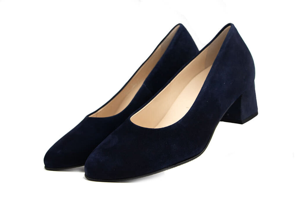 Hassia Hassia Pump Blue Multi Shiny Suede Capri