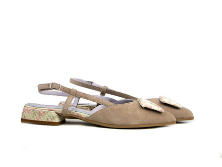 Lilian Lilian Slingback Suede Opium Lilian Lilian Slingback Suede Opium