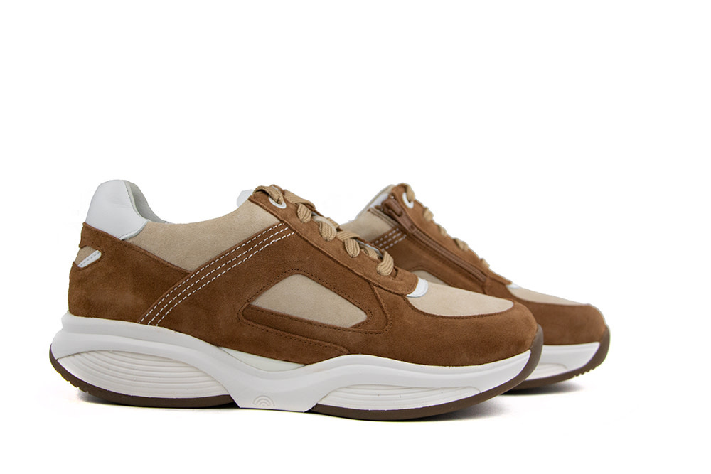 Xsensible Sneaker SWX23 Cognac Combi | Gratis Verzending