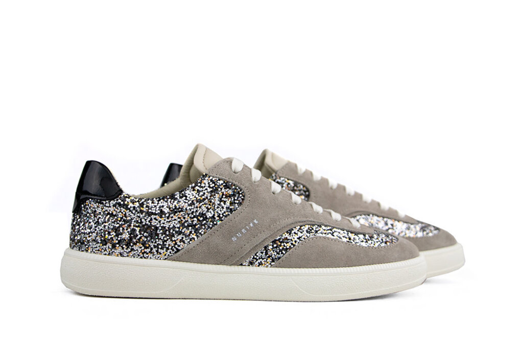 Nubikk Nubikk Sneakers Ray Owen Mist Suede Glitter