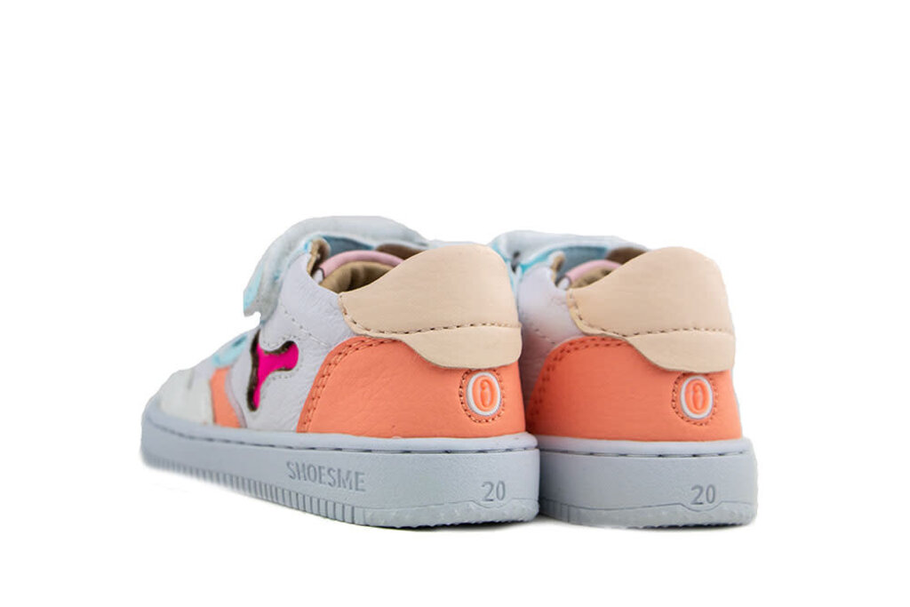 Shoesme Shoesme Babyproof Sneaker White Light Blue Pink