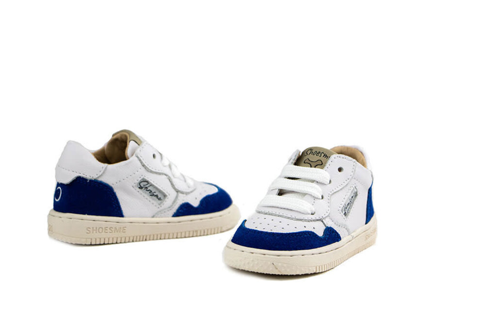 Shoesme Babyproof Sneaker White Blue I Low Worldwide Shipment Fees