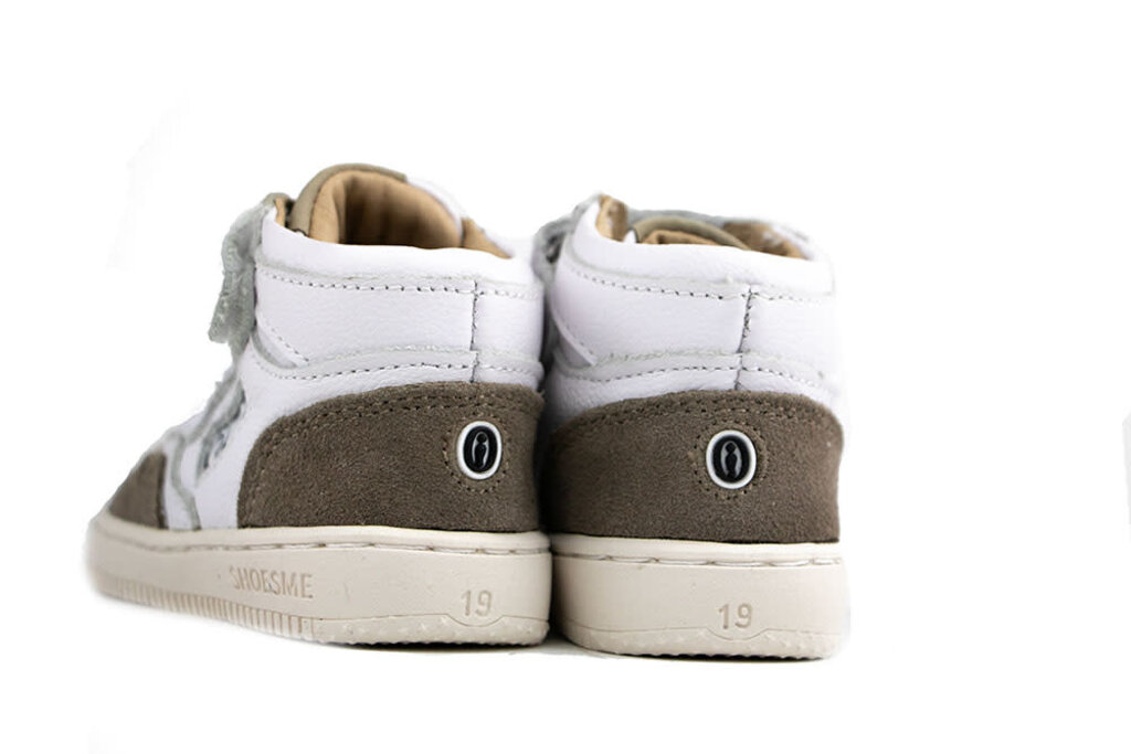 Shoesme Shoesme Babyproof Sneaker White Taupe