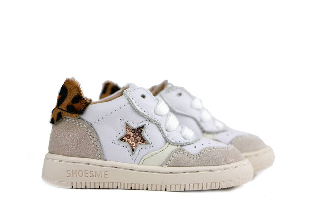 Shoesme Shoesme Babyproof Sneaker White Leopardo