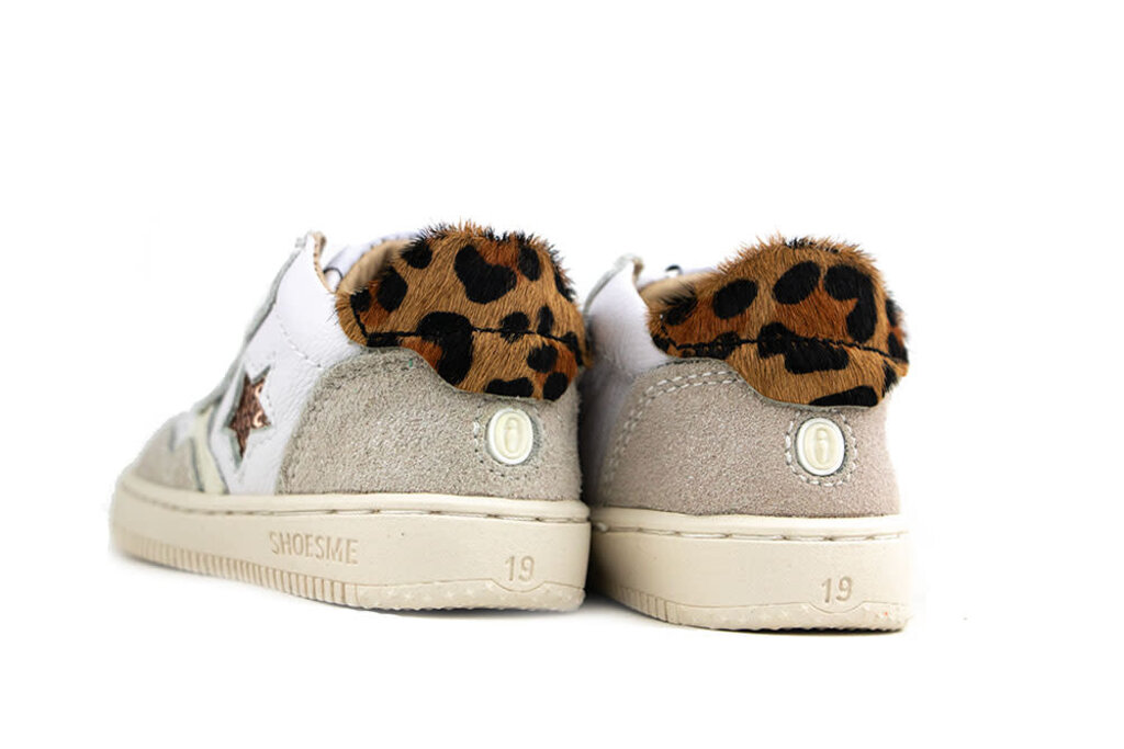 Shoesme Shoesme Babyproof Sneaker White Leopardo