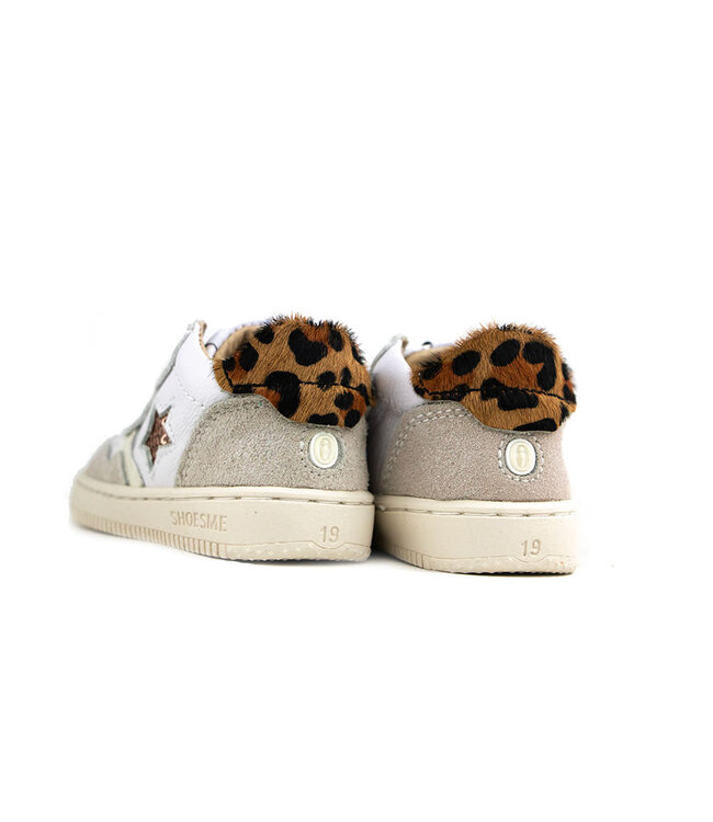 Shoesme Babyproof Sneaker White Leopardo
