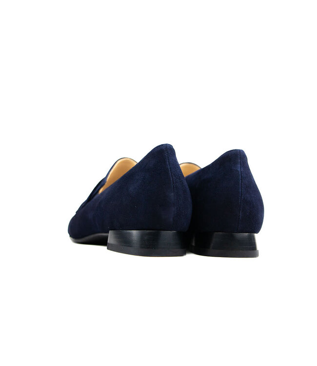 Hassia Loafer Blue Suede Perlato Napoli
