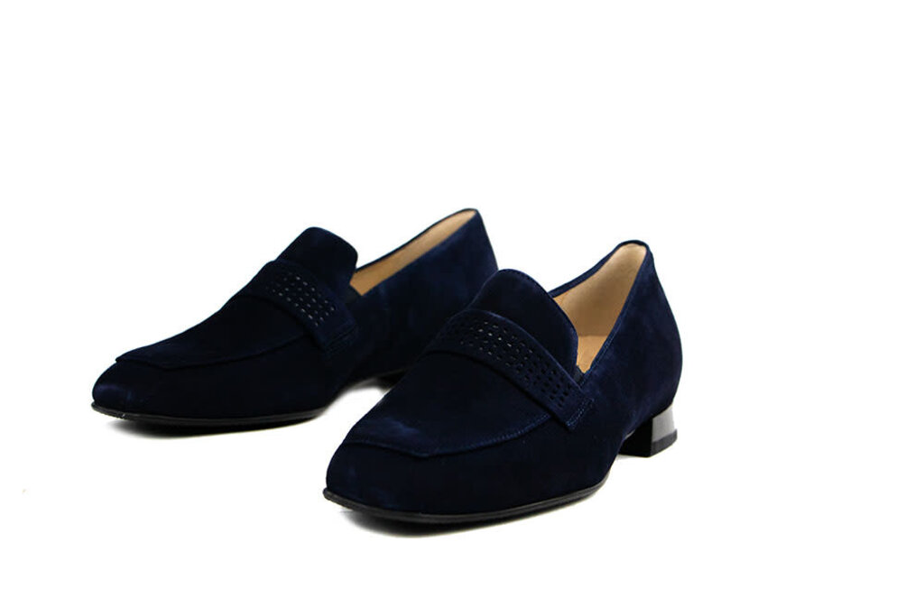 Hassia Hassia Loafer Blue Suede Perlato Napoli