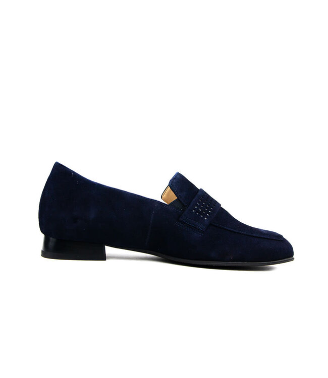 Hassia Loafer Blue Suede Perlato Napoli