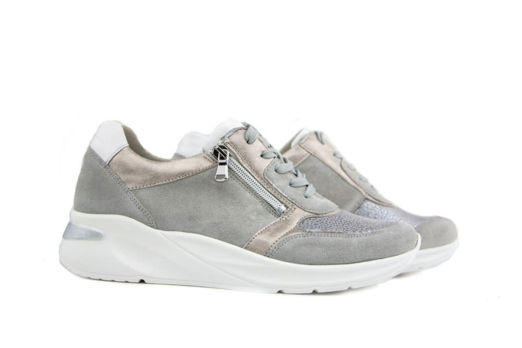 Waldläufer Waldlaufer Sneaker Dilara Grey Stein Weiss