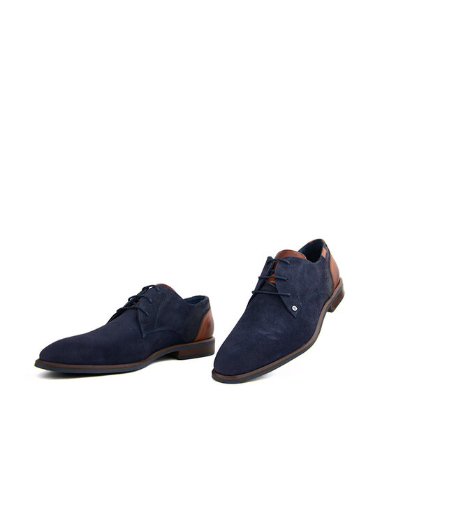 Berkelmans Schnürschuhe Arcos Navy Print