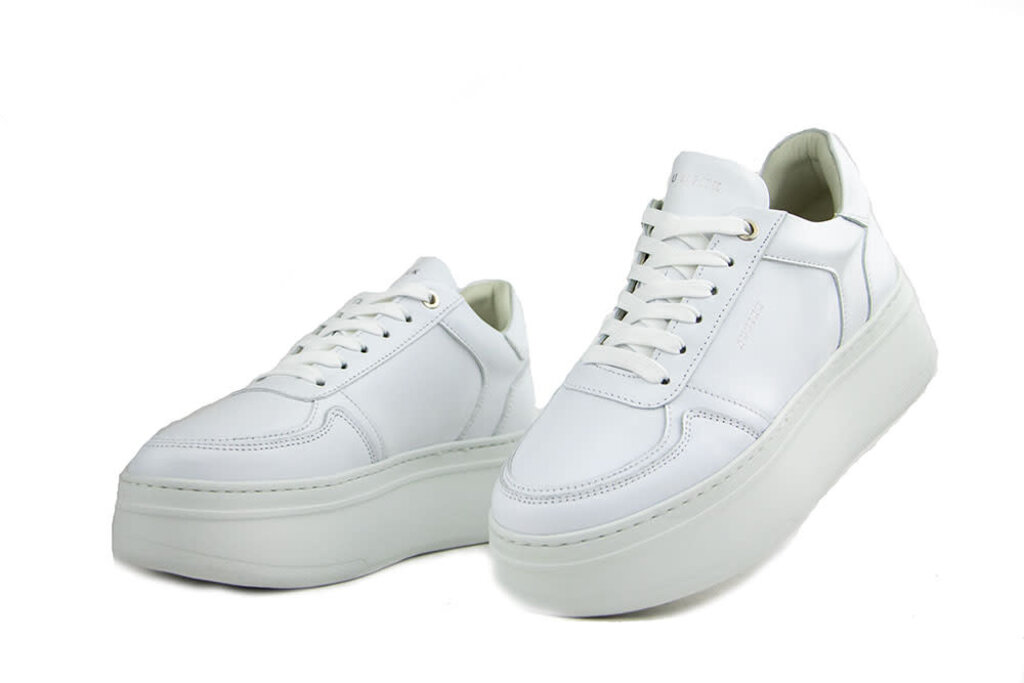 Nubikk Nubikk Bayou Platform White Leather