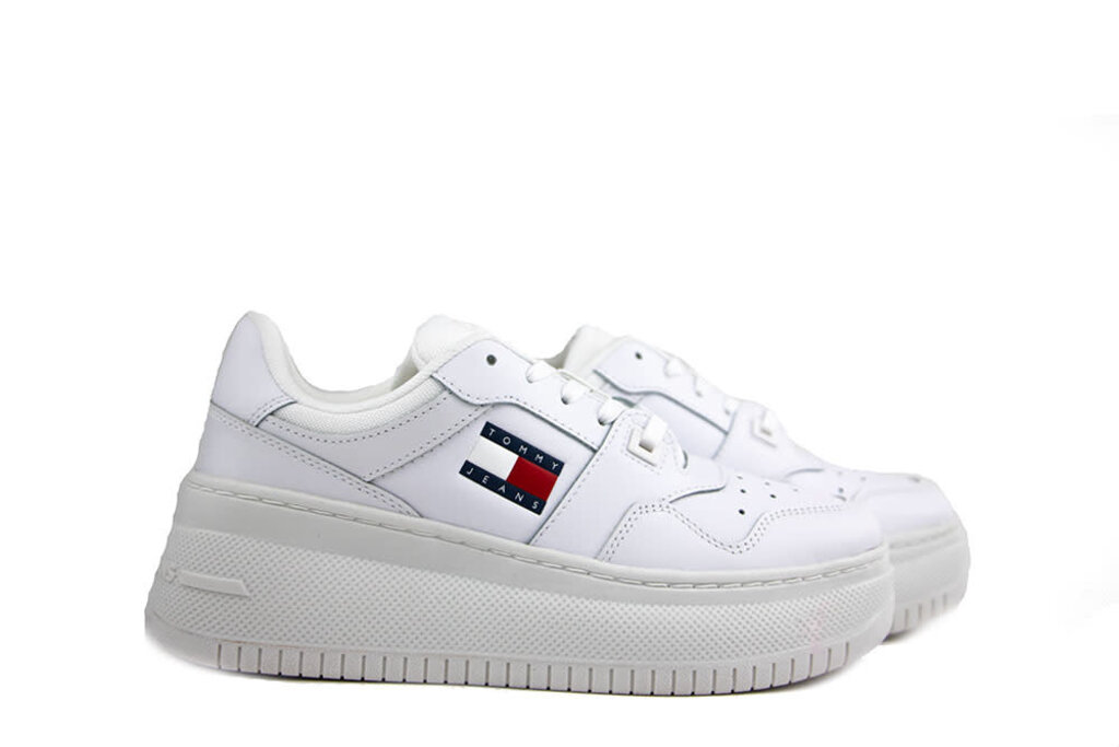 Tommy Hilfiger Tommy Hilfiger Retro Basket Flatform Sneaker White