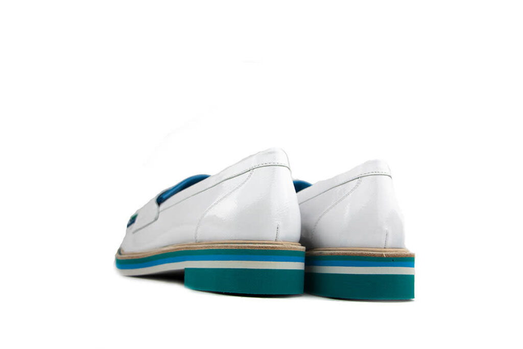 Pertini Pertini Loafer Klep Robin White