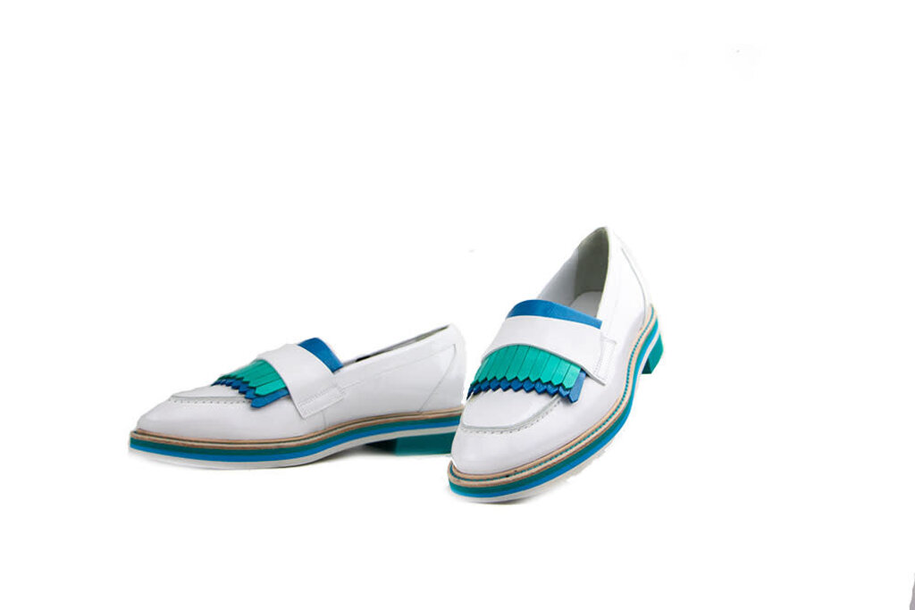 Pertini Pertini Loafer Klep Robin White