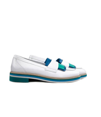 Pertini Pertini Loafer Klep Robin White