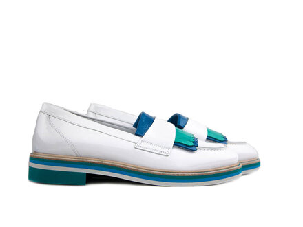 Pertini Pertini Loafer Klep Robin White