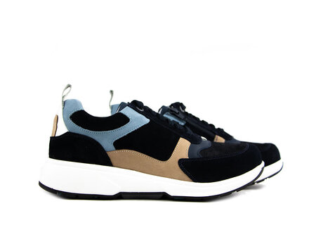 Xsensible Xsensible Sneaker Basel Navy Combi H Xsensible Xsensible Sneaker Basel Navy Combi H