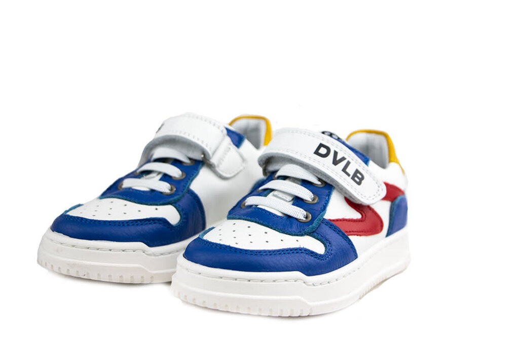 Develab Develab Sneaker Klittenband Blue Nappa Combi