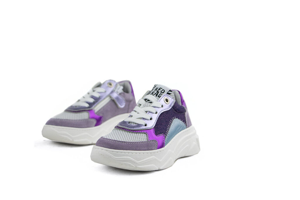 Red-Rag Red Rag Sneaker Purple Metallic