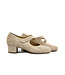 Durea Pump met Band Licht Taupe Suede