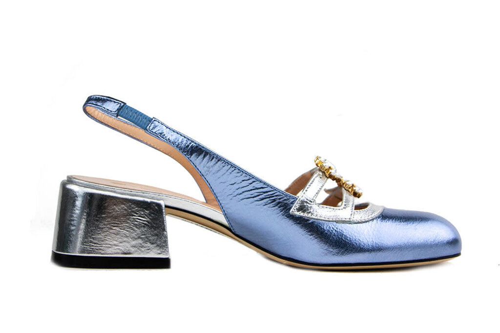 Eva Luna Eva Luna Slingback Jeans Argento