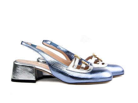 Eva Luna Eva Luna Slingback Jeans Argento Eva Luna Eva Luna Slingback Jeans Argento