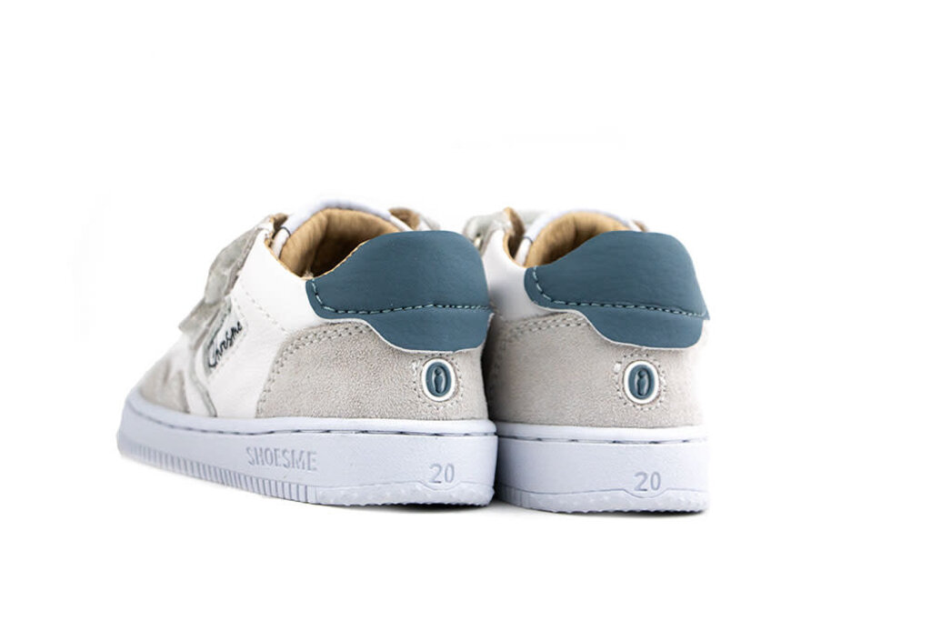 Shoesme Shoesme Babyproof Sneaker Klittenband White Jeans Blue