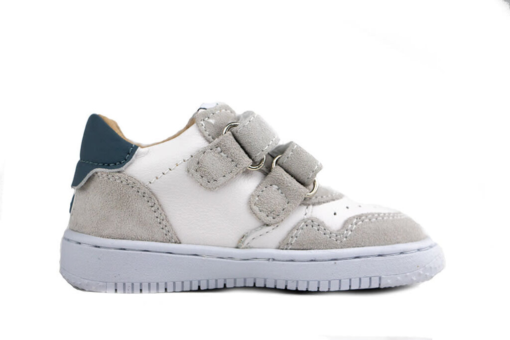 Shoesme Shoesme Babyproof Sneaker Klittenband White Jeans Blue