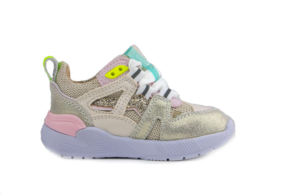 Shoesme Shoesme Sneaker Gold Pink