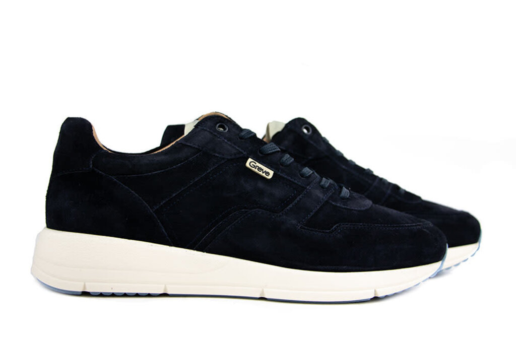 Greve Greve Sneaker Walker K Dark Blue Suede