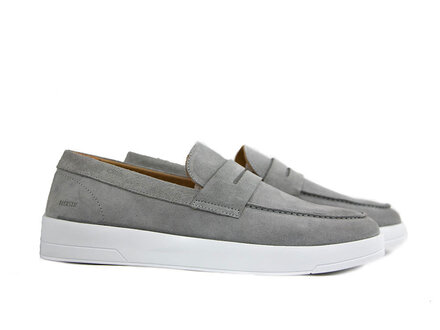 Blackstone Blackstone Loafer Enzo Ciment Suede Blackstone Blackstone Loafer Enzo Ciment Suede