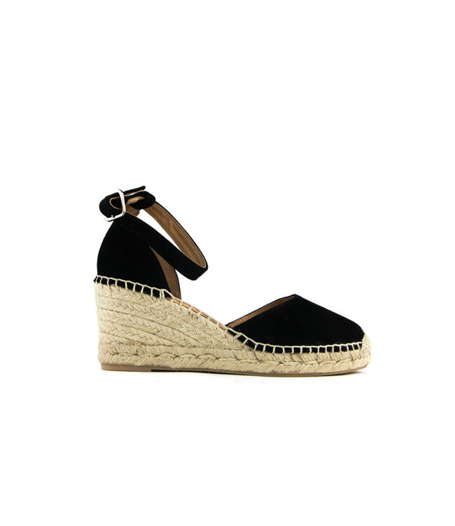 Via Vai Espadrilles Flora Braid Sierra Nero