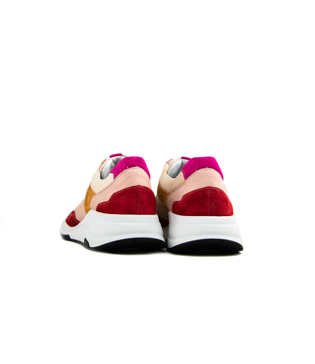Durea Sneaker Rood Roze Beige Oranje